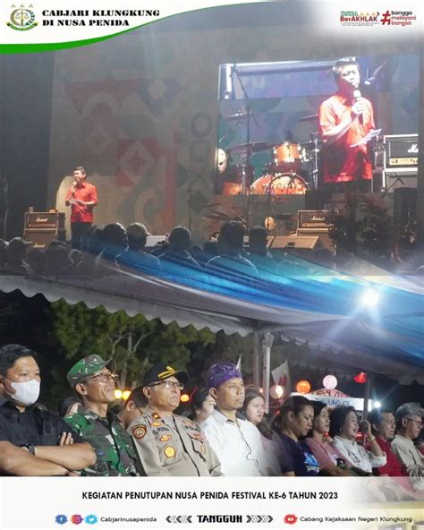 Kegiatan Penutupan Nusa Penida Festival Ke 6 Tahun 2023 Bertempat Di