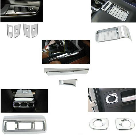 Abs Chrome Accessories Interior Kit Cover Trims For Toyot Tundra