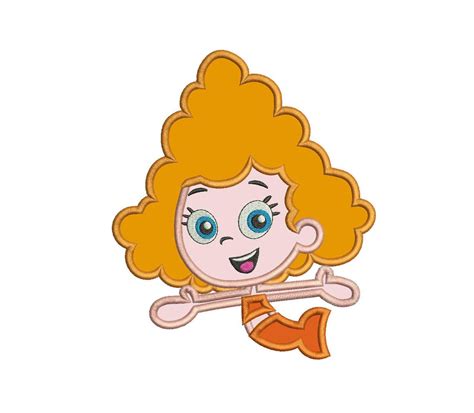 Bubble Guppies Deema Applique Design Etsy