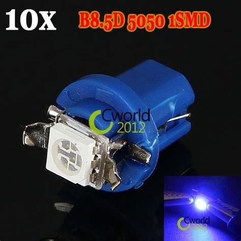 Purchase 10x T5 B8 5D Car Gauge 5050 1SMD LED Speedo Dashboard Dash