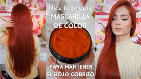 Mascarilla De Color Como Mantener El Rojo Cobrizo En Mi Cabello Celheliz Youtube