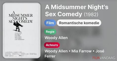 A Midsummer Night S Sex Comedy Film Kopen Op Dvd Of Blu Ray Filmvandaag Nl
