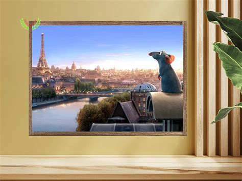 Ratatouille Animation Movie Poster Canvas Wall Art Decor - Etsy