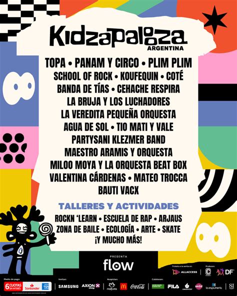 Lollapalooza Argentina 2024 Confirma El Lineup Del Kidzapalooza Panam