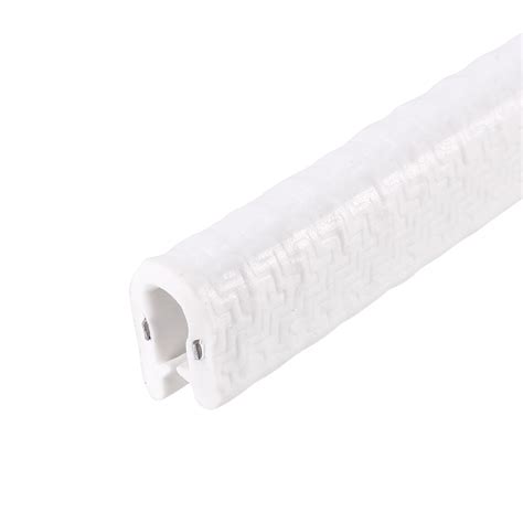 Uxcell 5 Feet Length Pvc U Seal Edge Trim Fits 1 32 3 32 White