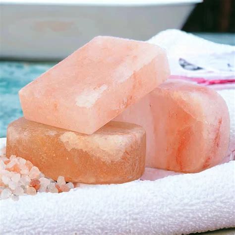 Himalayan Pink Salt Pure Glow Soap Bar Salt Lights