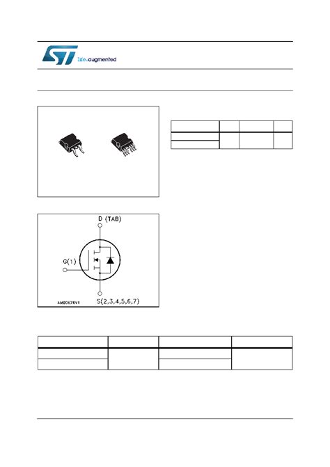 Sth N F Datasheet Pages Stmicroelectronics N Channel