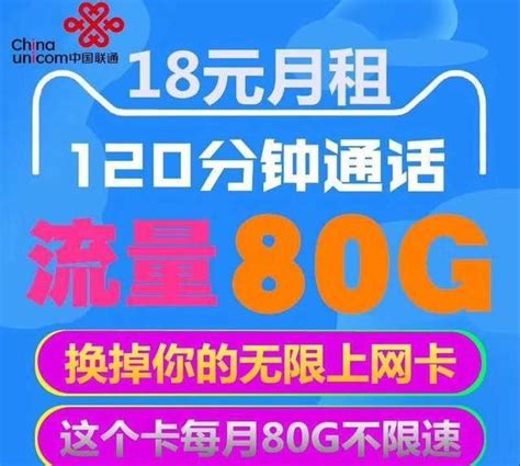 聯通又一良心套餐，18元月租80g不限速流量，這類群體太幸運了！ 每日頭條