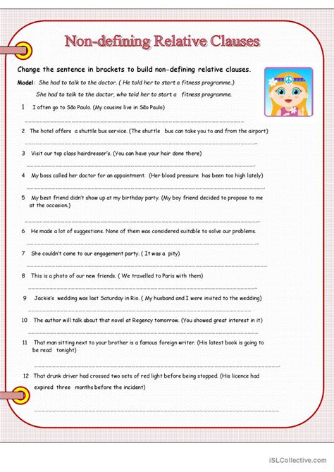 Relative Clauses English Esl Worksheets Pdf Doc