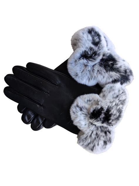 Leather Gloves with Fur – Astero Leathers