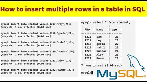 How To Add Multiple Rows In Sql Plus Templates Printable