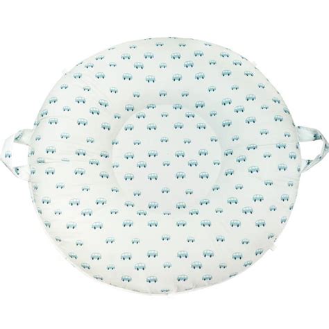 Pello Tag Cornflower Floor Pillow | shopnurseryrhymes