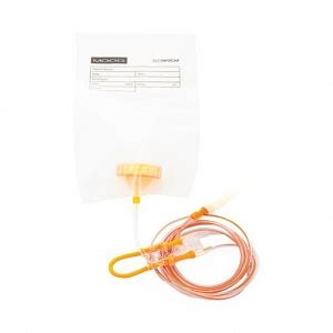 Infinity Orange Low Volume Enteral Feeding Pump Screw Cap Set Medline