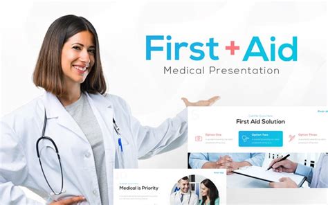 First Aid Medical Presentation Powerpoint Template