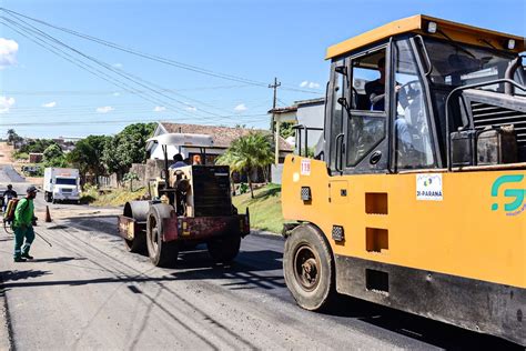 Pavimentação asfáltica chega na rua Tarauacá em Ji Paraná PortalJipa