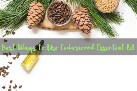 Cedarwood Essential Oil 10 Ways It Can Help Improve Your Skin Hair And Health • Made With Oils