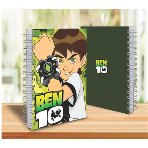 Caderno Do Ben 10 - Caderno Ben 10 A5 - 200 Folhas 15x21 (Tamanho Pequeno) | Shopee Brasil