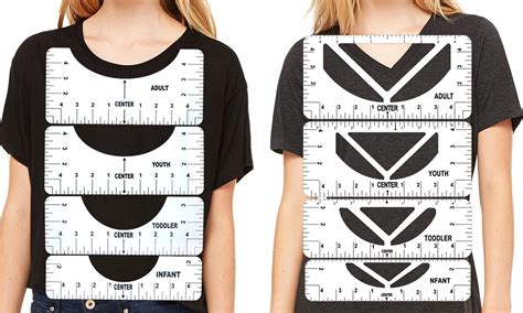 Buy Tshirt Ruler Guide For Vinyl T Shirt Rulers To Center Designs