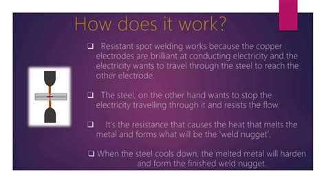 resistance spot welding pptx physics science