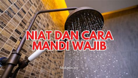 Niat Dan Cara Mandi Wajib MUKMIN MY