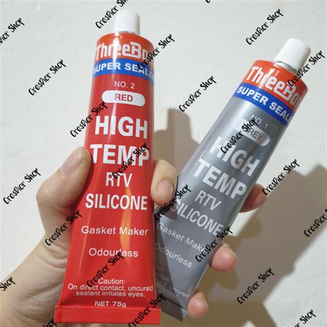 Jual Lem Threebond High Temp Rtv Silicone Grey Red Gr Lem Paking