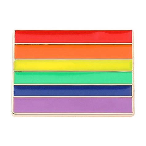 Big Sale 2024 Lgbt Gay Lesbian Pride Enamel Lapel Pin Badge Rainbow