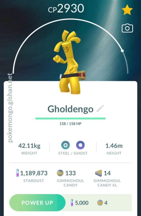 Gholdengo Pokemon Go