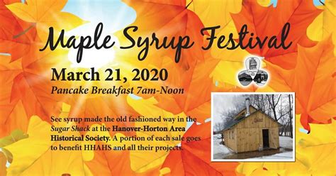 Maple Syrup Festival & Pancake Breakfast Event in Jackson Michigan