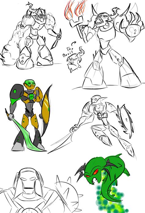 Hero Factory 2013 Sketches by Kalhiki on DeviantArt