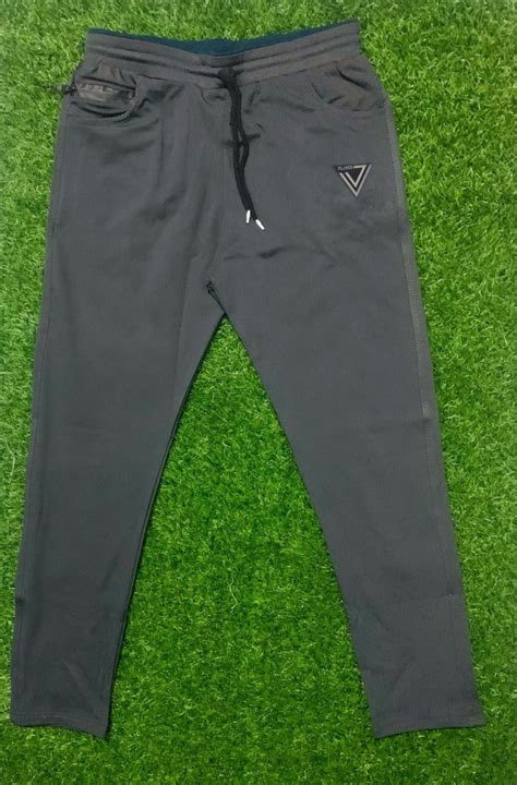 Male Lycra Men Dark Grey Track Pant Regular Fit At Rs Piece In New