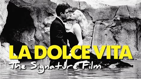 La Dolce Vita Federico Fellinis Stylish Cinematic Landmark Youtube