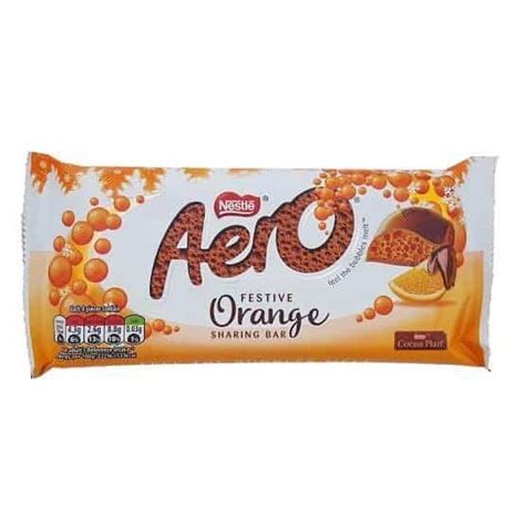 Nestle Aero Festive Orange Chocolate 90g - The Pantry Expat Food & Beverage