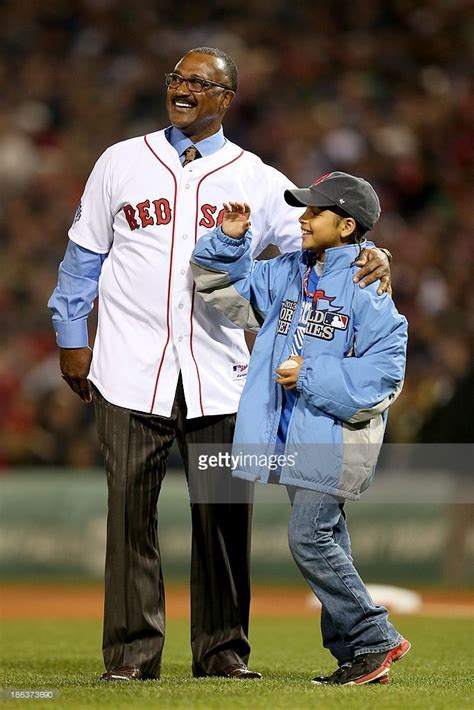 Former Boston Red Sox Player Jim Rice Delivers The First Pitch Artofit