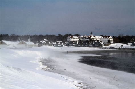 Kennebunkport Maine - Kennebunk Beach Winter Photos and Photography