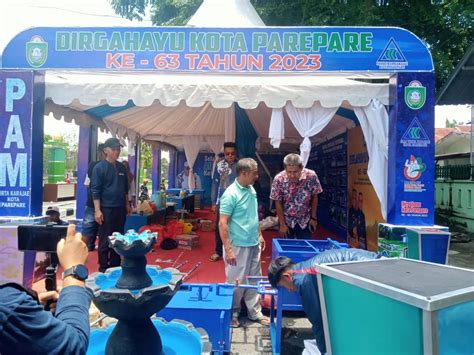 Turut Ambil Peran Di Parepare Fair PAM Tirta Karajae Optimis Raih