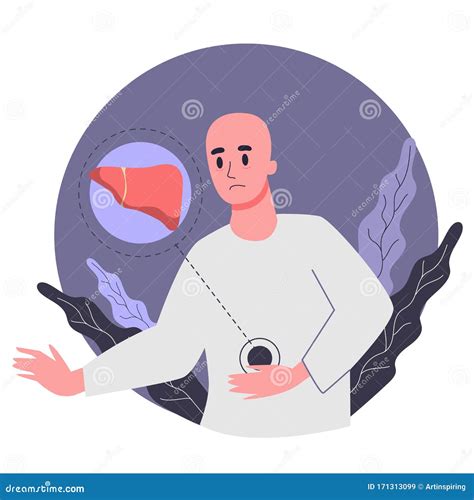 Side Effects of Chemotherapy. Patient Suffer from Cancer Disease Stock