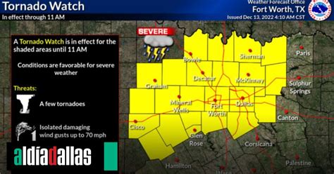 AlDiaDallas On Twitter Alerta Por Presencia De Tornado Este