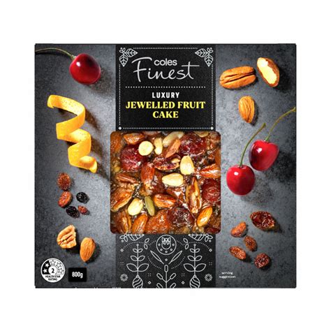 Buy Coles Finest Luxury Jewelled Fruit Cake Lrg Coles