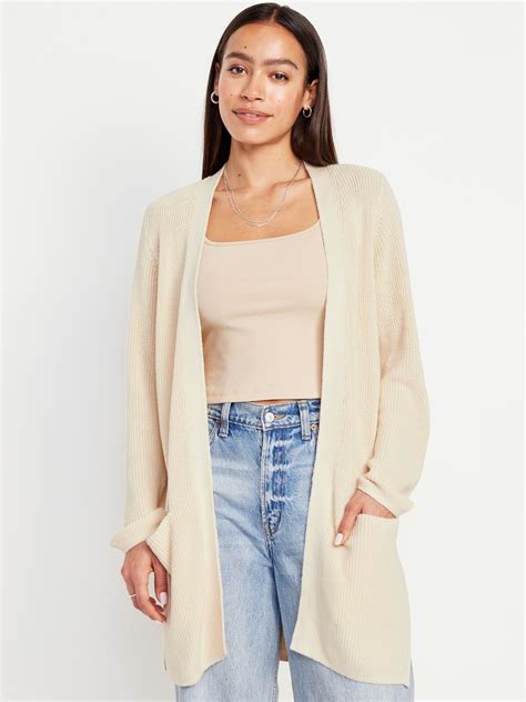 Open Front Longline Cardigan Sweater Old Navy