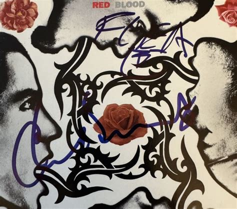Red Hot Chili Peppers Signed CD Cover Blood Sugar Sex Magik FLEA Chad