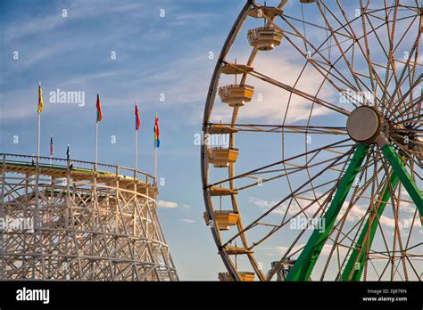 Amusement park in Myrtle Beach, South Carolina Stock Photo - Alamy