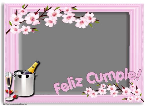 Felicitaciones Personalizadas De Cumplea Os Champ N Foto