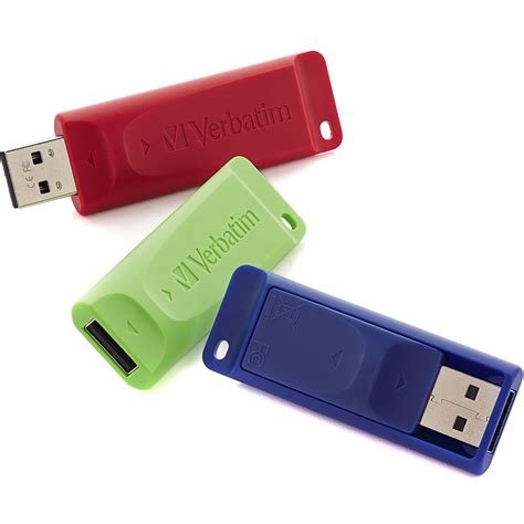 Verbatim 32GB Store N Go USB Flash Drive 3 Pack 99811 B H