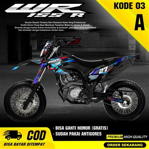 Paling Dicari Decal Sticker Yamaha Wr Full Body Dekal Stiker Wr