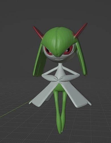 Kirlia 3d Model 3d Printable Cgtrader