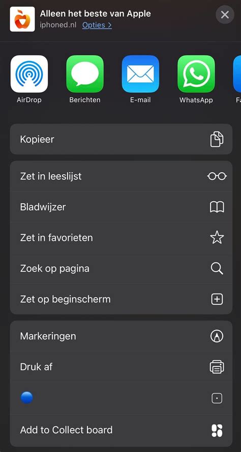 how to put a website on home screen iphone