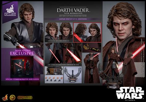 Star Wars Revenge Of The Sith Hot Toys Darth Vader Sith Apprentice Figure The Toyark News