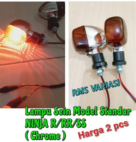 Jual Lampu Sein Model Standar Ninja R Rr Ss Chrome Di Lapak Rms Variasi