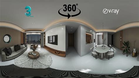 How To Create 360 Panorama Image In 3ds Max And V Ray 360 Degree Image