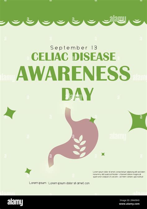 Celiac Disease Awareness Day September Poster And Banner Design